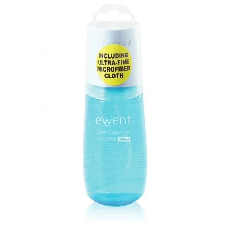 Kit de limpeza spray 200ml + pano microfibra Kit de limpeza spray 200ml + pano microfibra