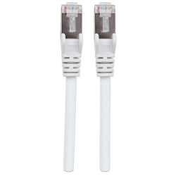 Cabo rede cat7 1 m cu s/ftp lsoh rj45 branco