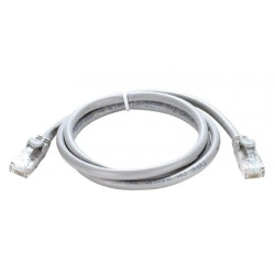 Cabo Rede Cat6a 1 Metro Utp Cinza