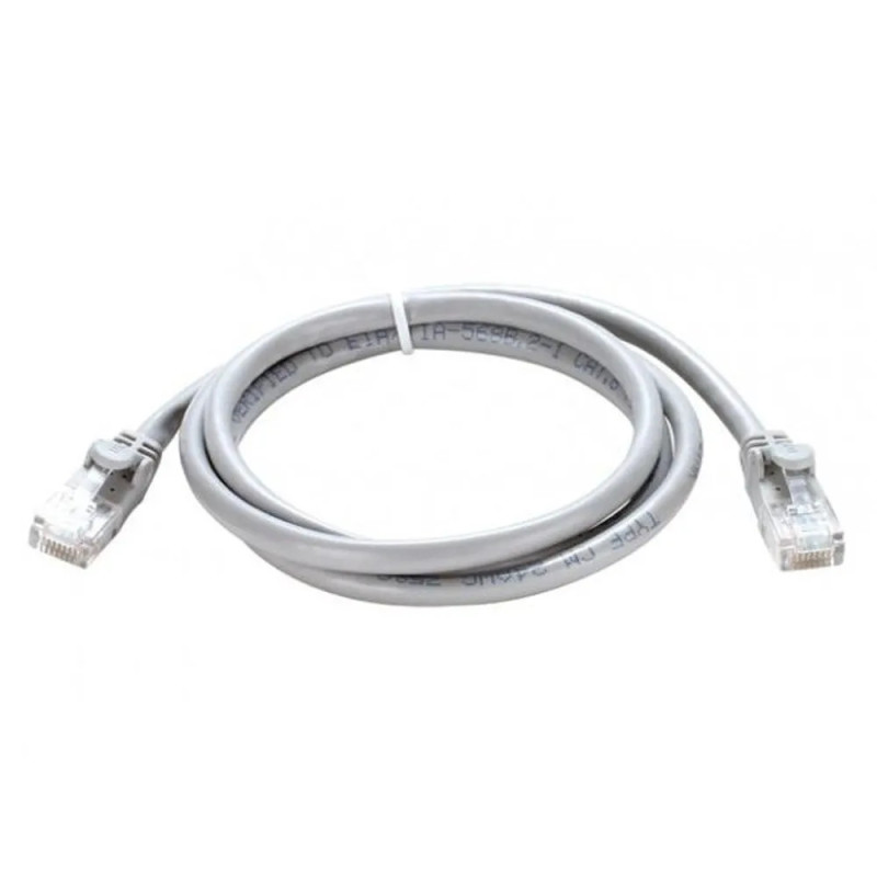 Cabo Rede Cat6a 1 Metro Utp Cinza Cabo Rede Cat6a 1 Metro Utp Cinza