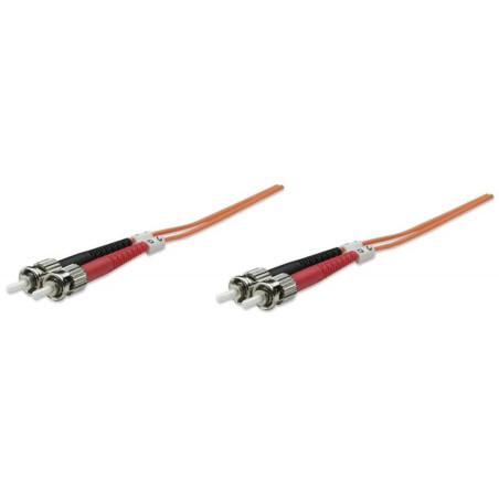 Patch cable f.o. st/st 2m duplex multimode 62.5/125 om1