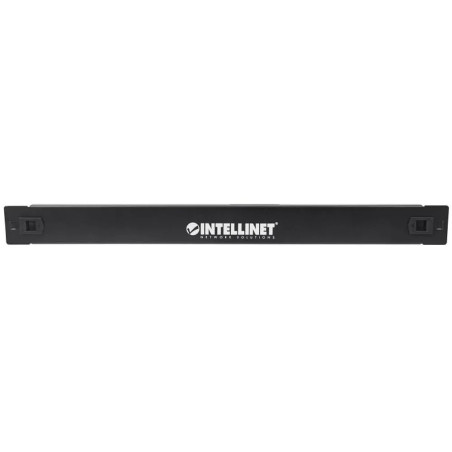 Painel de conecção 1u 19 metal preto