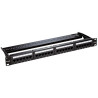 Patch pannel 24 portas cat5 1u