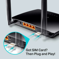 Router wifi 4g lte ac750 dual band