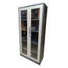Armário de aço para escritório C/portas de vidro  106-310