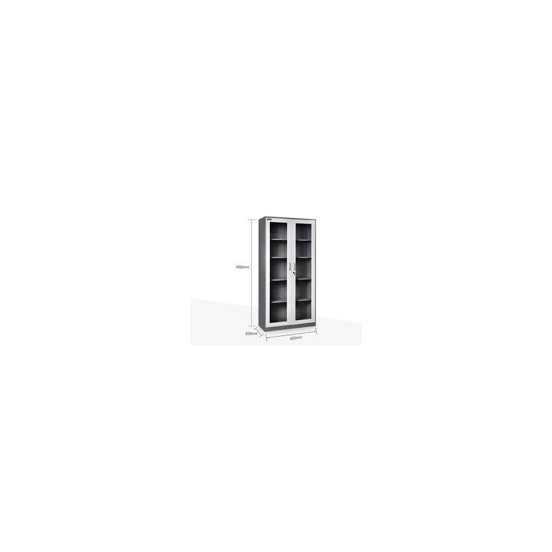 Armário de aço para escritório C/portas de vidro 106-310 Armário de aço para escritório C/portas de vidro 106-310