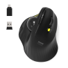 Rato wireless com design ergonômico prof 2.4ghz track ball