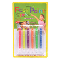 Kit de Maquiagem Artística Infantil – 6 Bastões