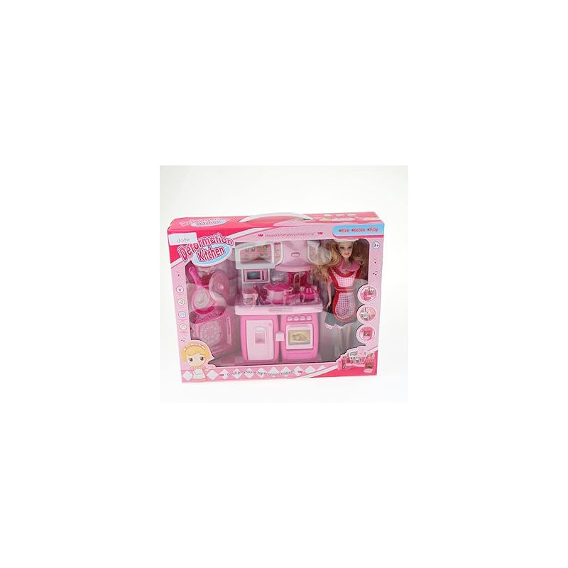 Conjunto Boneca com Cozinha Conjunto Boneca com Cozinha