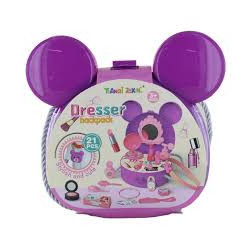 Mochila Dresser Infantil com Kit de Maquiagem