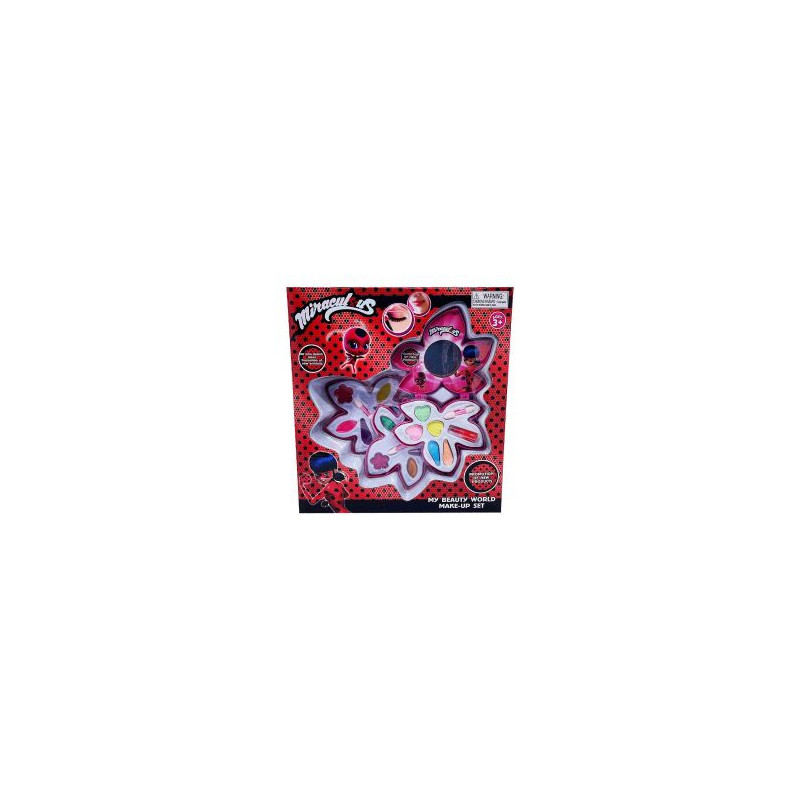 Kit de Maquiagem Infantil Miraculous Ladybug Kit de Maquiagem Infantil Miraculous Ladybug