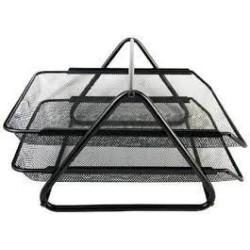 Organizador de mesa em metal