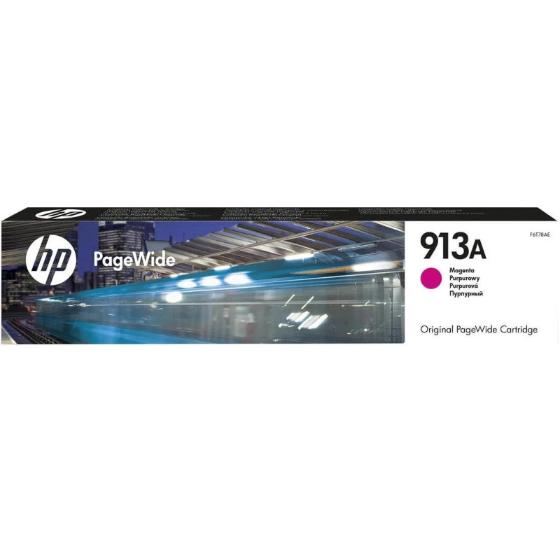 Tinteiro 913a page wide magenta (f6t78ae) Tinteiro 913a page wide magenta (f6t78ae)