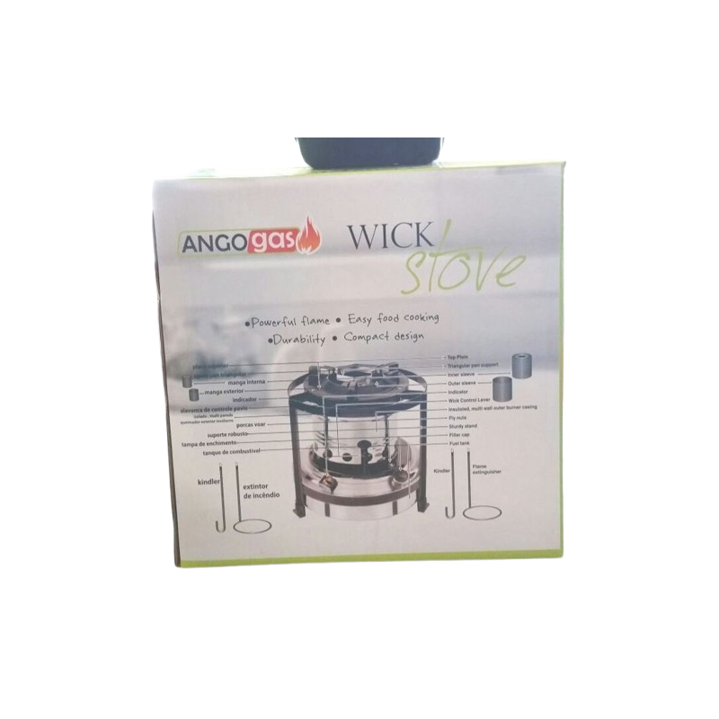 Fogareiro ANGOgas Wick Stove Fogareiro ANGOgas Wick Stove