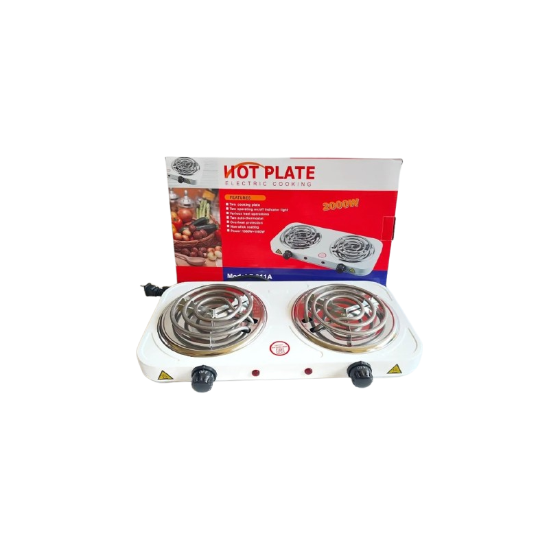 Fogão Elétrico de 2 Bocas Hot Plate Fogão Elétrico de 2 Bocas Hot Plate