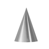 chapéu de festa cone metálico