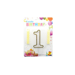 Vela de Aniversário – Número 1