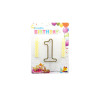 Vela de Aniversário – Número 1