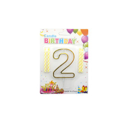 Vela de Aniversário – Número 2
