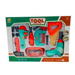 Conjunto de ferramentas infantis