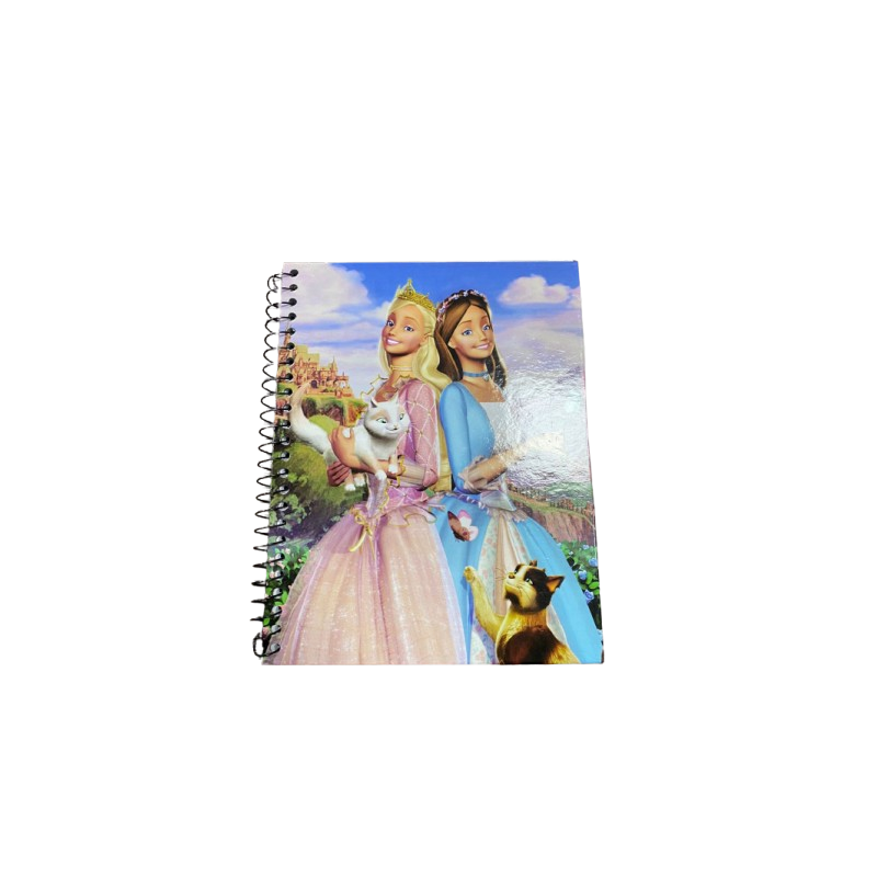 Caderno Espiral Infantil – Tema Princesa Caderno Espiral Infantil – Tema Princesa