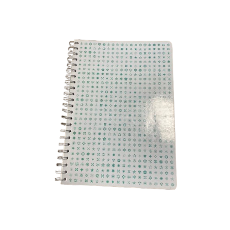 Caderno Espiral com Estampa de Estrelas
