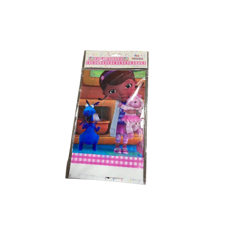 Toalha de Mesa Tema Doutora Brinquedos (1 Unidade) Toalha de Mesa Tema Doutora Brinquedos (1 Unidade)