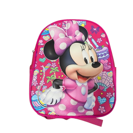 Mochila Infantil Minnie Mouse Rosa