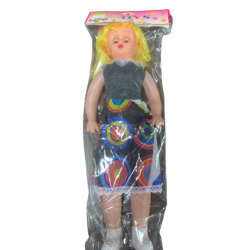 Boneca Infantil com Cabelo Loiro