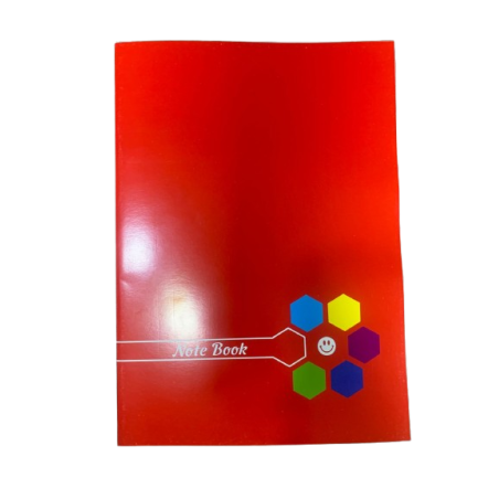Caderno Simples Capa Vermelha - 40 folhas
