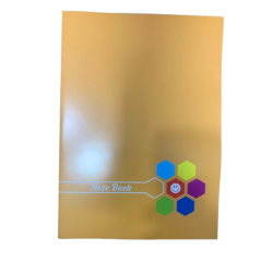 Caderno Simples Capa Amarela - 40 folhas
