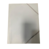 Caderno Simples com Elástico - Capa Prateada