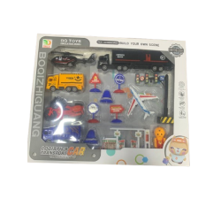 Kit de Brinquedos de Transporte e Logística