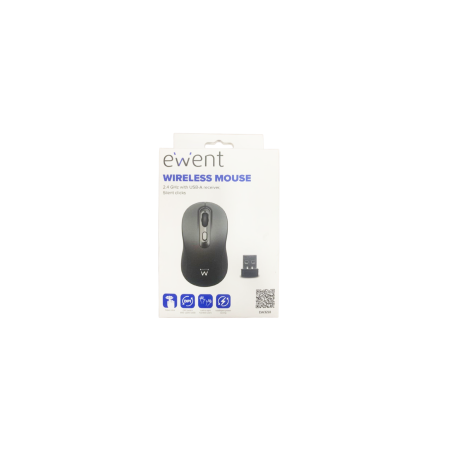 Mouse Sem Fio Ewent EW321B – Silencioso com Receptor USB-A