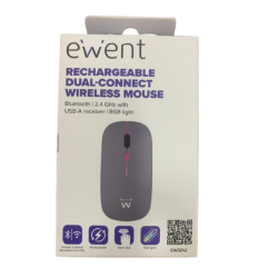 Mouse Sem Fio eWent Dual-Connect Recarregável