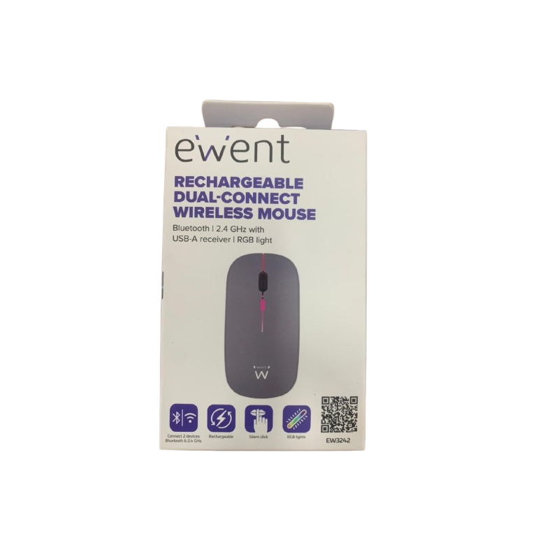 Mouse Sem Fio eWent Dual-Connect Recarregável Mouse Sem Fio eWent Dual-Connect Recarregável