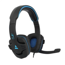 AUSCULTADOR HS GAMING PRETO/AZUL C/FIO JACK