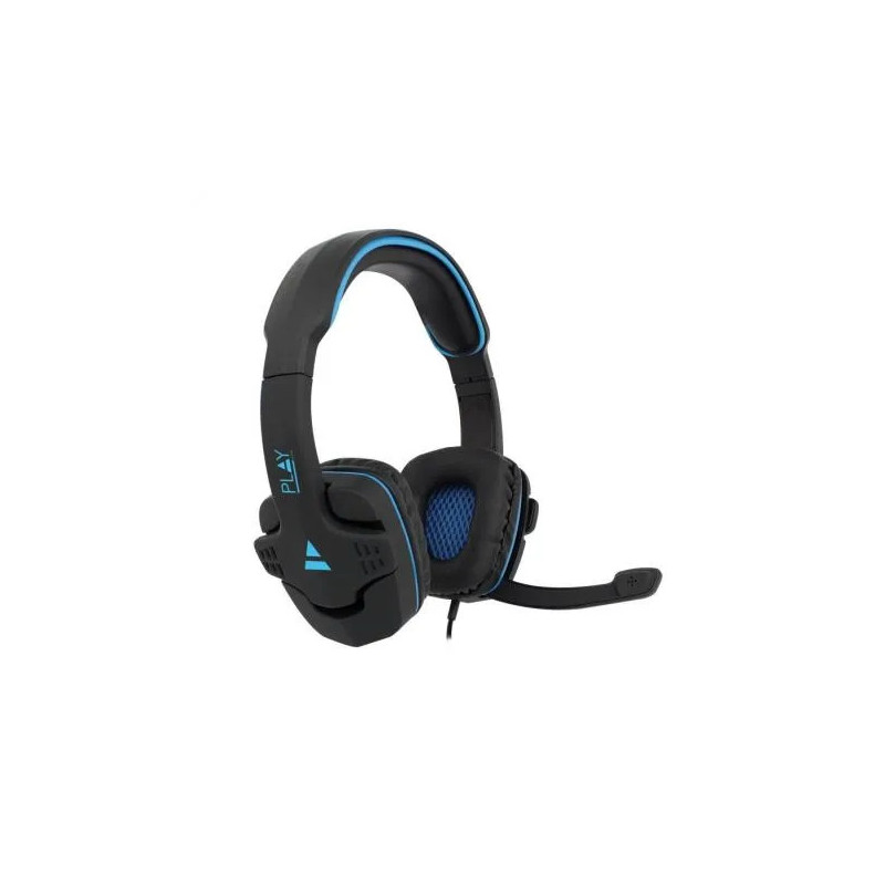 AUSCULTADOR HS GAMING PRETO/AZUL C/FIO JACK AUSCULTADOR HS GAMING PRETO/AZUL C/FIO JACK