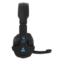 AUSCULTADOR HS GAMING PRETO/AZUL C/FIO JACK