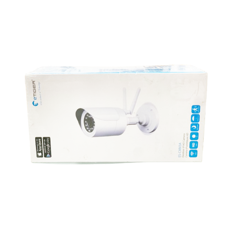 Câmera IP Externa Wi-Fi eTIGER ES-CAM3A Câmera IP Externa Wi-Fi eTIGER ES-CAM3A