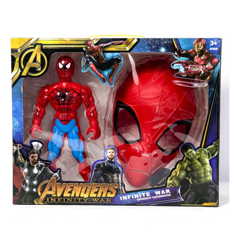 Máscara e Boneco do Homem-Aranha Máscara e Boneco do Homem-Aranha