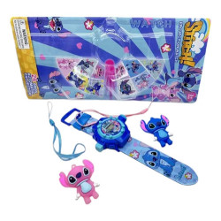 Relógio Projeção Stitch