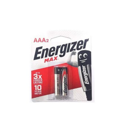 pilhas Energizer Max AAA Alcalinas (2 unidades)