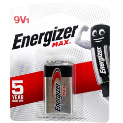 Pilha Energizer Max 9V 1 Unidade