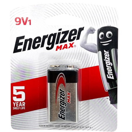Pilha Energizer Max 9V 1 Unidade