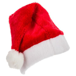 Chapeu de Pai Natal Tradicional – Vermelho e Branco