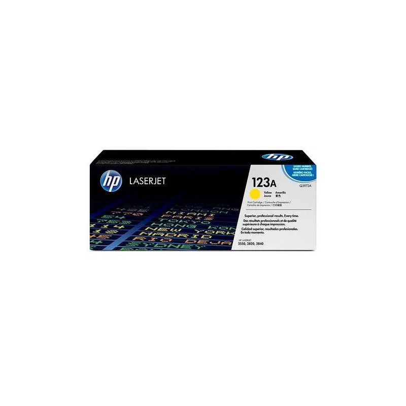 Toner 123a 2550/2840 amarelo (q3972a) Toner 123a 2550/2840 amarelo (q3972a)