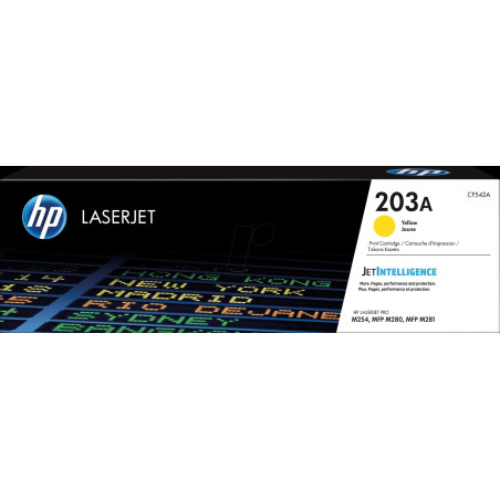 Toner 203a M625x/m28x Amarelo (Cf542a)
