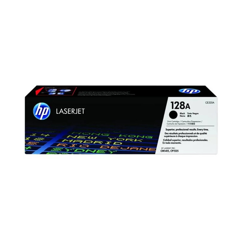 Toner 128a cp1525/1415 preto (ce320a) Toner 128a cp1525/1415 preto (ce320a)