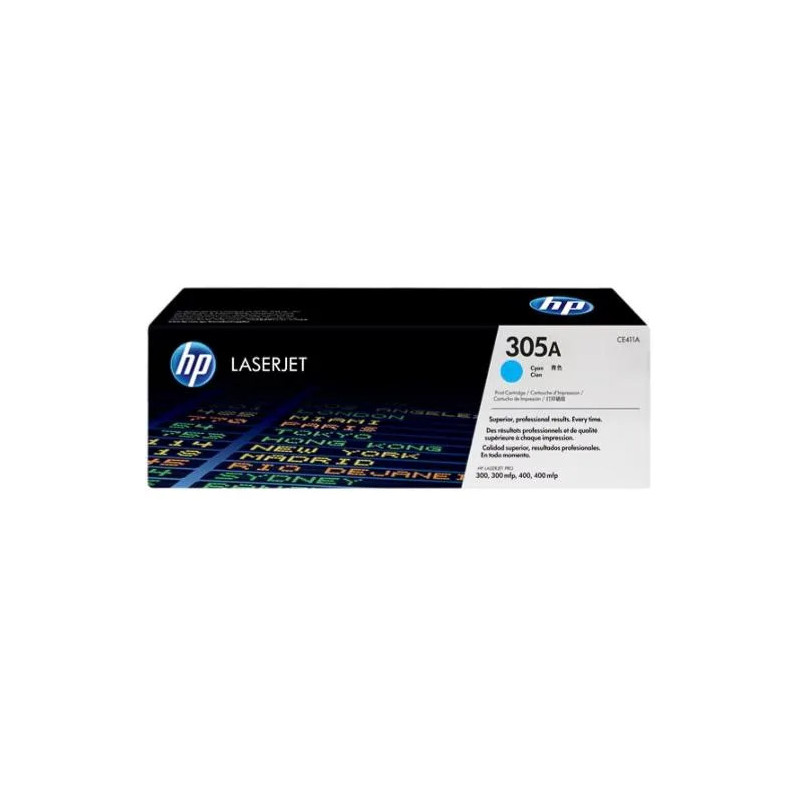 Toner 305a lj300/400 ciano (ce411a) Toner 305a lj300/400 ciano (ce411a)